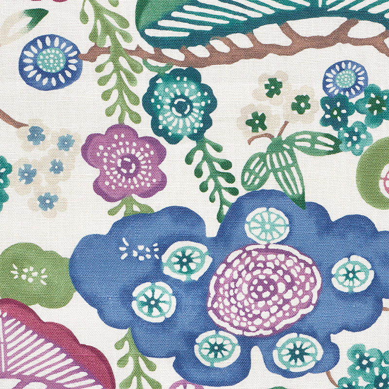 SCHUMACHER JAPONISME YUME PRINTS PRINTS EMERALD - 177011