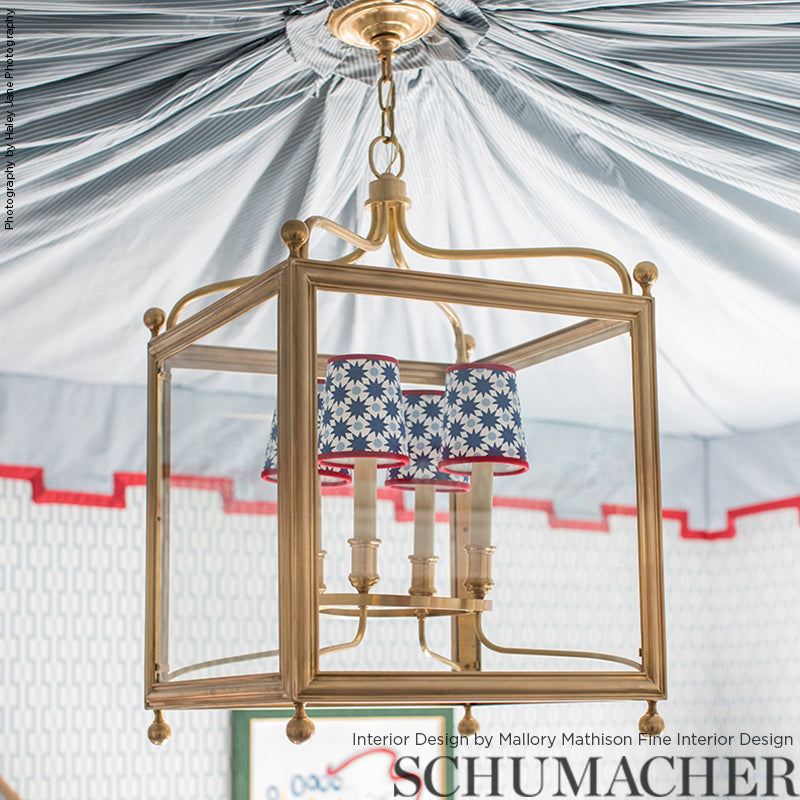 SCHUMACHER FABRIC STUDIO BON COSMOS BLUE - 177060