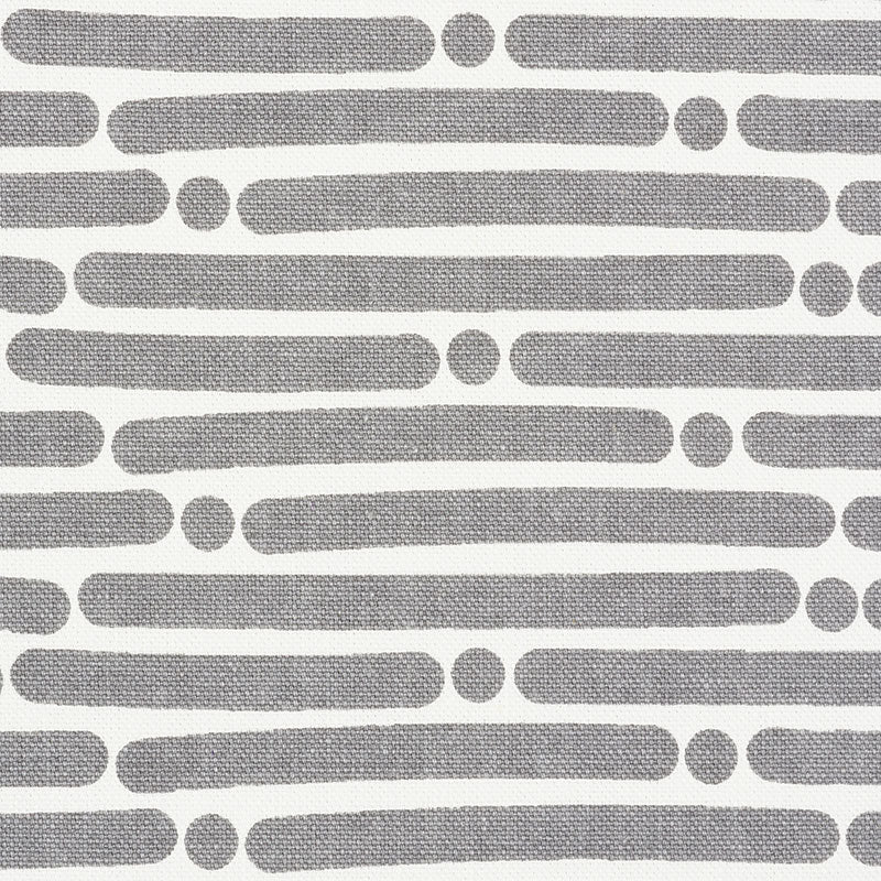SCHUMACHER STUDIO BON DOT DASH PRINTS PRINTS GREY - 177104