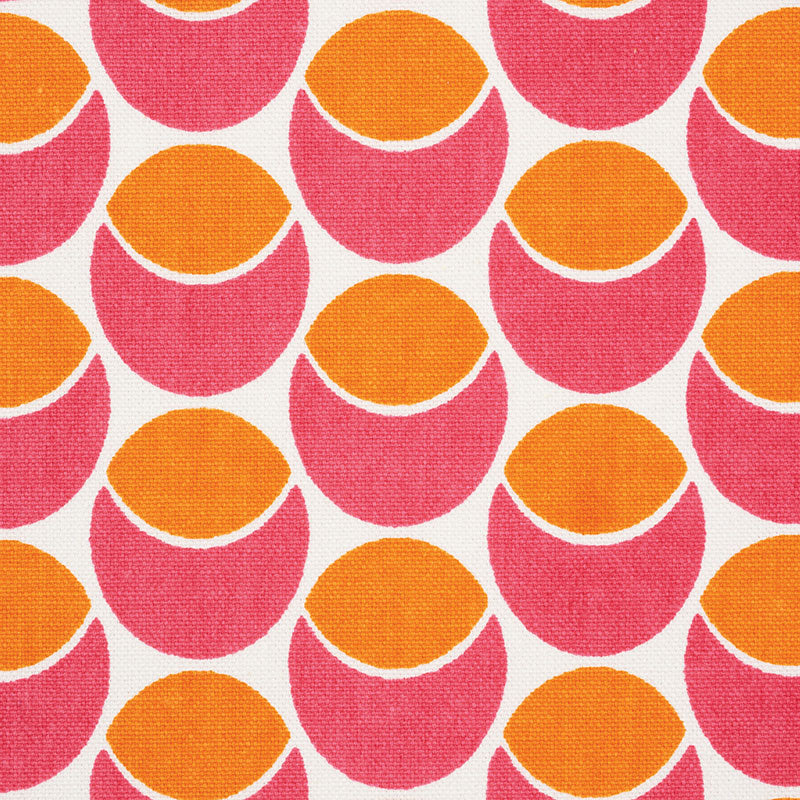 SCHUMACHER STUDIO BON BUDS PRINTS PRINTS PINK , ORANGE - 177153