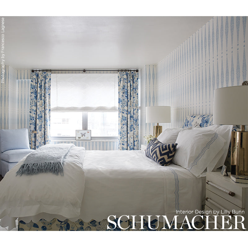 SCHUMACHER ORIENT EXPRESS BOUQUET CHINOIS PRINTS PRINTS PORCELAIN - 177291