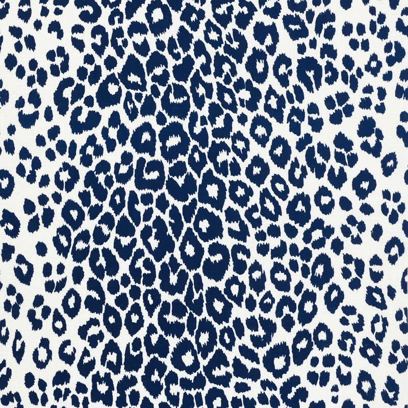 SCHUMACHER INDOOR/OUTDOOR: PRINTS & WOVENS ICONIC LEOPARD INDOOR/OUTDOOR PRINTS,HIGH PERFORMANCE,INDOOR/OUTDOOR PRINTS,HIGH PERFORMANCE,INDOOR/OUTDOOR NAVY - 177323