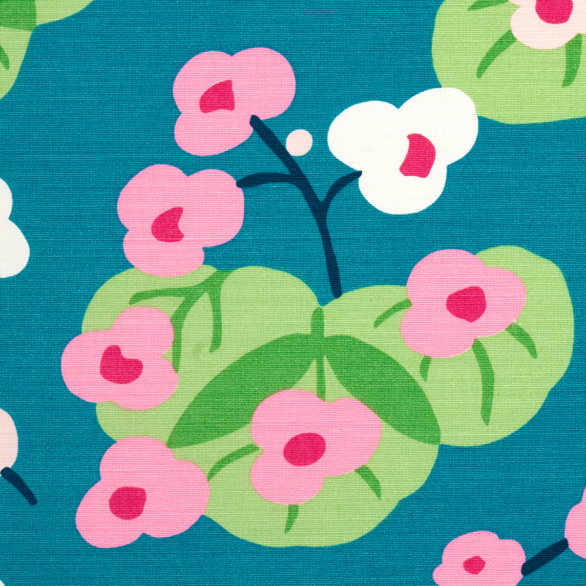 SCHUMACHER PRINT HAPPY SAKU CUT VELVET CUT VELVET PEACOCK - 177481