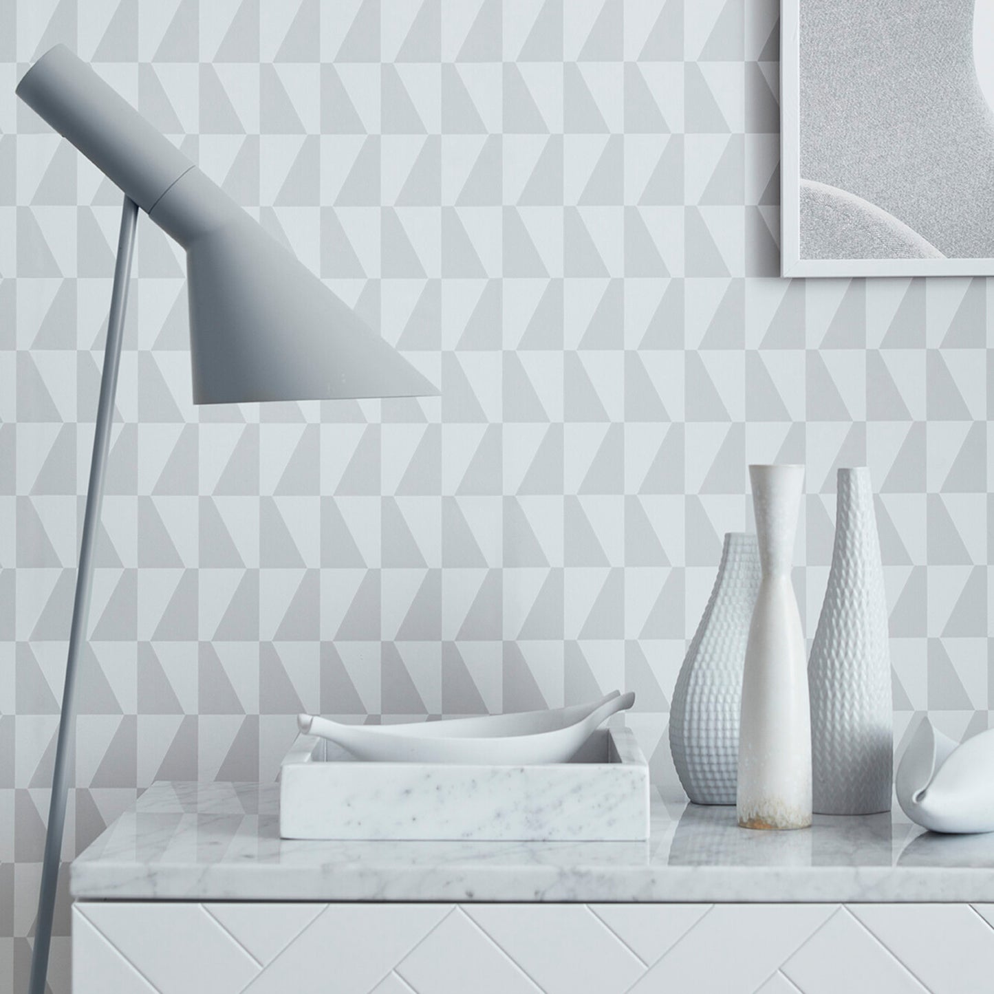 SCHUMACHER Borastapeter TRAPEZ GREY - 1778