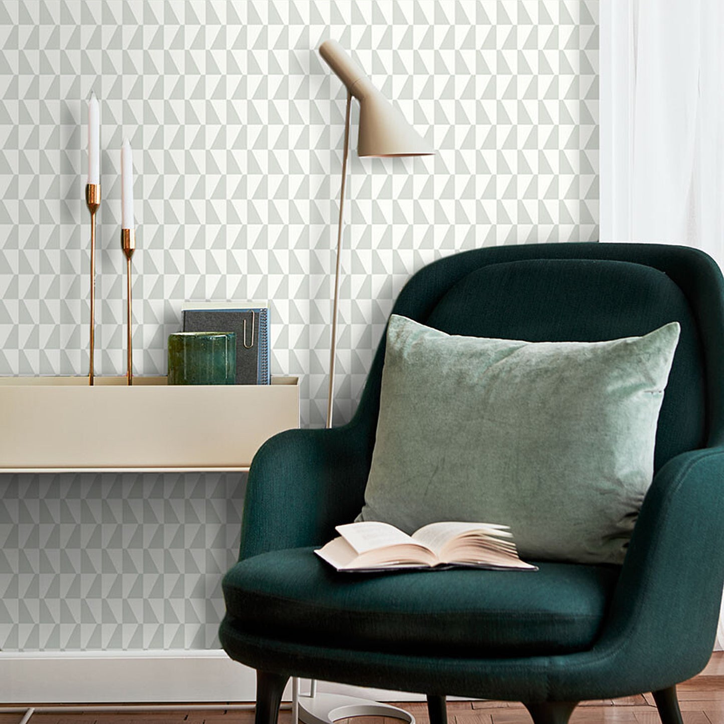 SCHUMACHER Borastapeter TRAPEZ SAGE - 1779