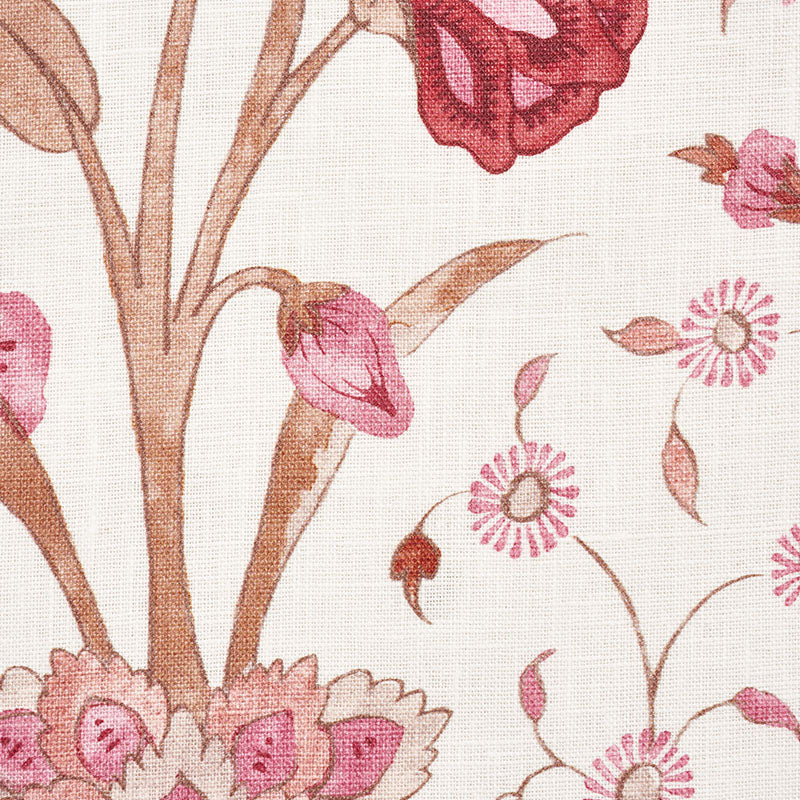 SCHUMACHER PALAMPORE KHILANA FLORAL PRINTS PRINTS ROSE - 178332