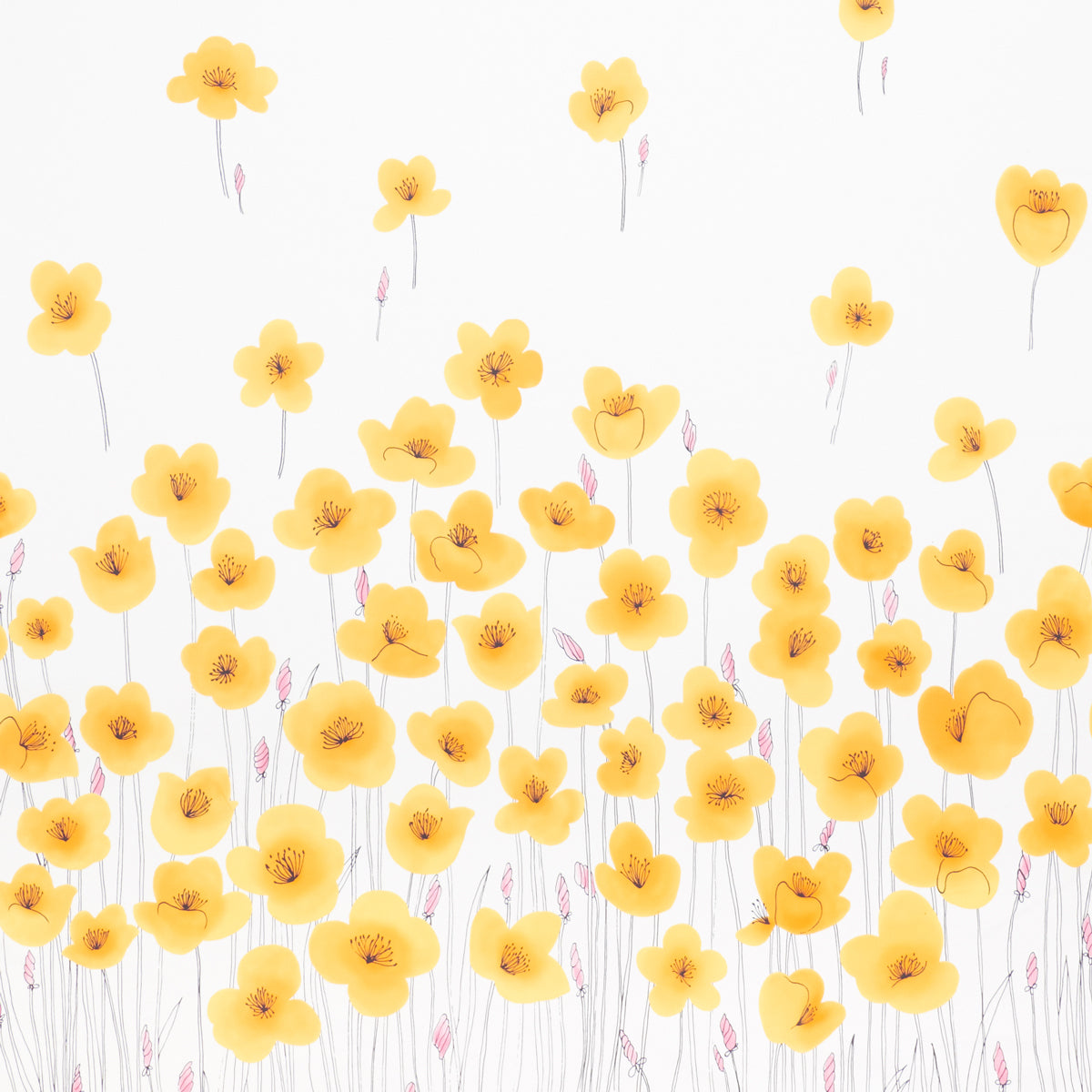 SCHUMACHER VERA NEUMANN WILD POPPIES PANEL PRINTS PRINTS ORANGE - 178390