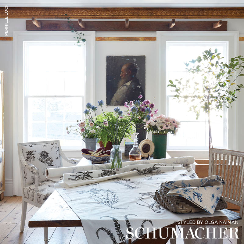 SCHUMACHER SCHUMACHER CLASSICS CABOT BOTANICAL LARGE PRINTS PRINTS IVORY - 178740