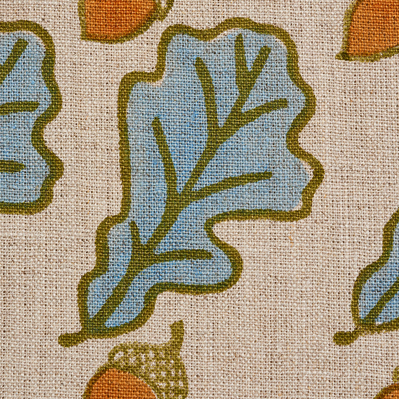 SCHUMACHER MOLLY MAHON OAK HAND BLOCK PRINT PRINTS PRINTS BLUE - 179311