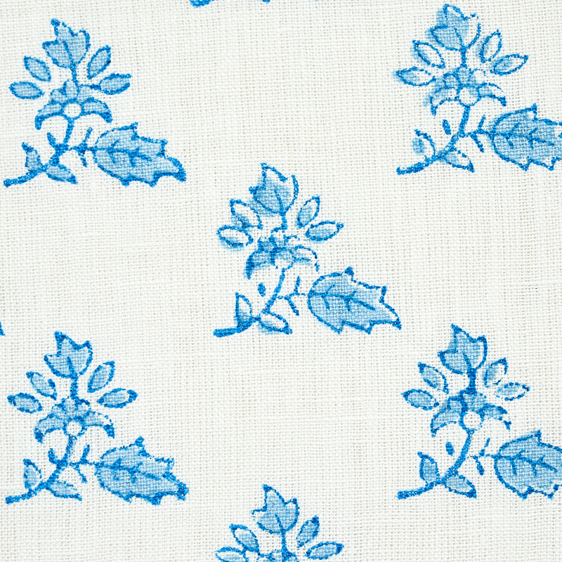 SCHUMACHER JACARANDA TORBAY HAND BLOCKED PRINT PRINTS PRINTS BLUE - 179331