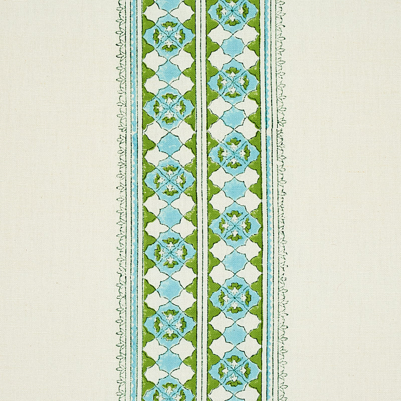 SCHUMACHER JACARANDA AMIRA HAND BLOCKED PRINT PRINTS PRINTS LEAF - 179370