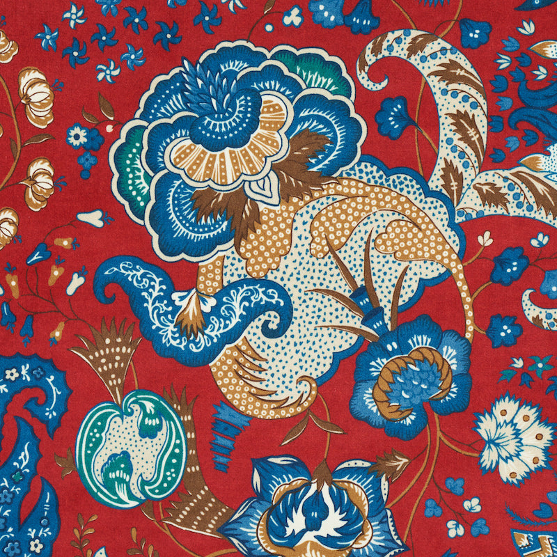 SCHUMACHER RIVE GAUCHE MAJORELLE VELVET VELVETS VELVETS RED - 179421