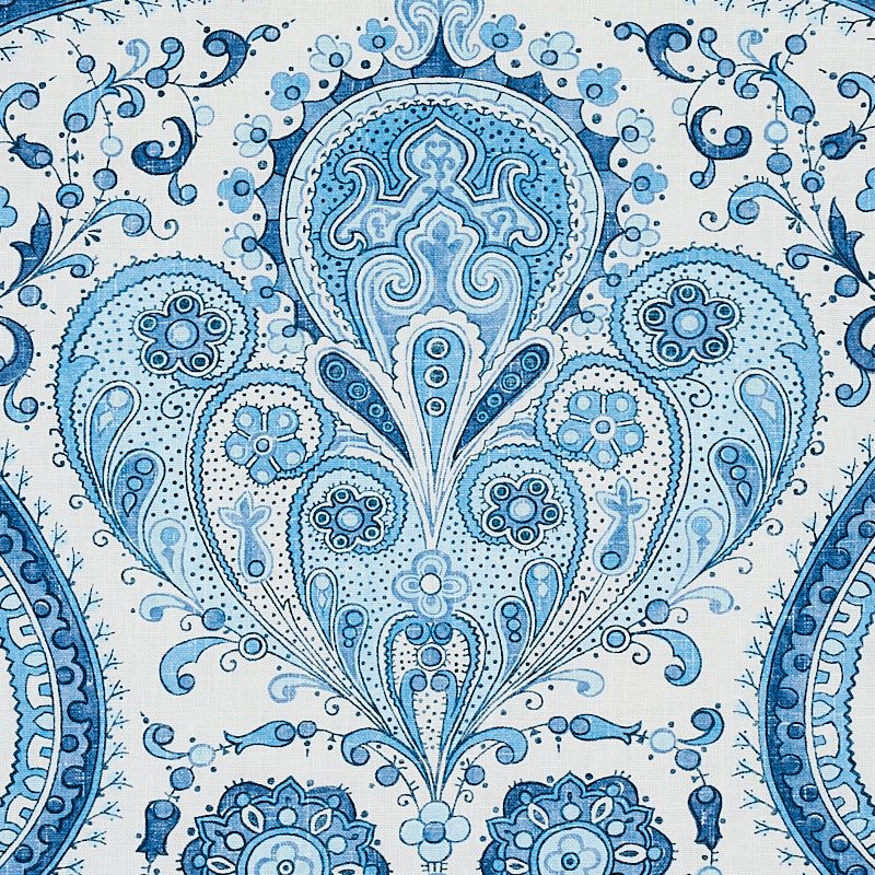 SCHUMACHER EAST MEETS WEST PAISLEY COURT PRINTS PRINTS BLUE - 179860
