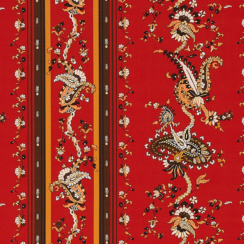 SCHUMACHER CABANA ELENA PAISLEY STRIPE PRINTS PRINTS POMPEII - 179982