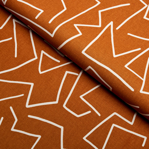 SCHUMACHER HADIYA WILLIAMS TANGENT PRINT Saffron - 180412