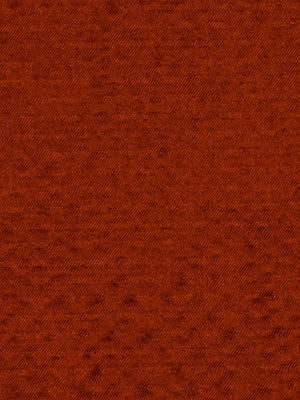Close-up of orange heather upholstery fabric with dark flecks, textured textile.