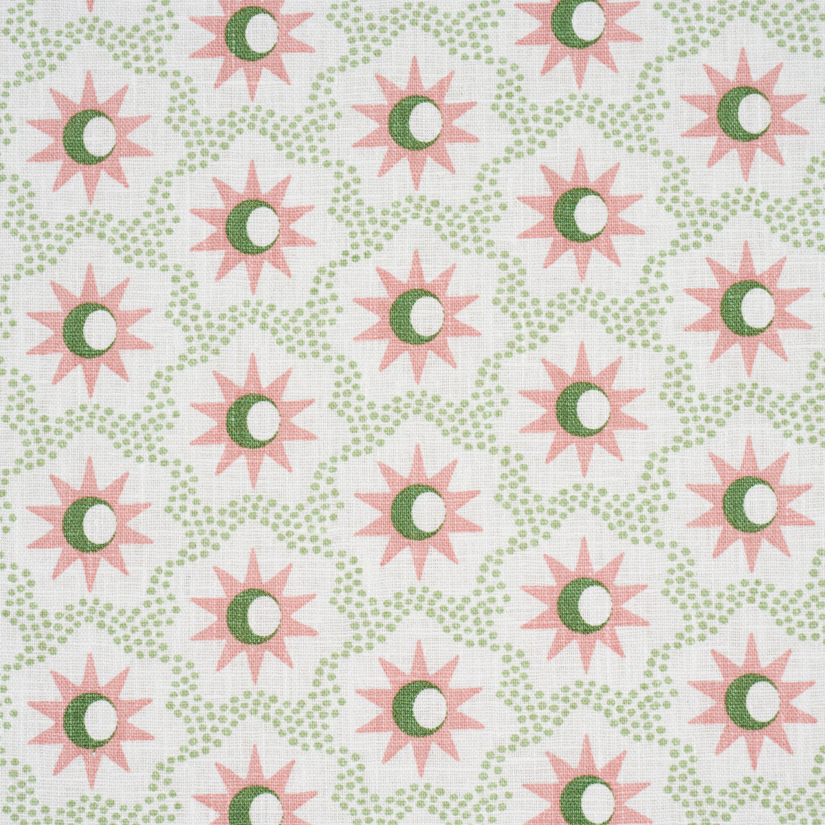 SCHUMACHER DOMINO EFFECT LUCIE PRINTS PRINTS PINK , GREEN - 181940