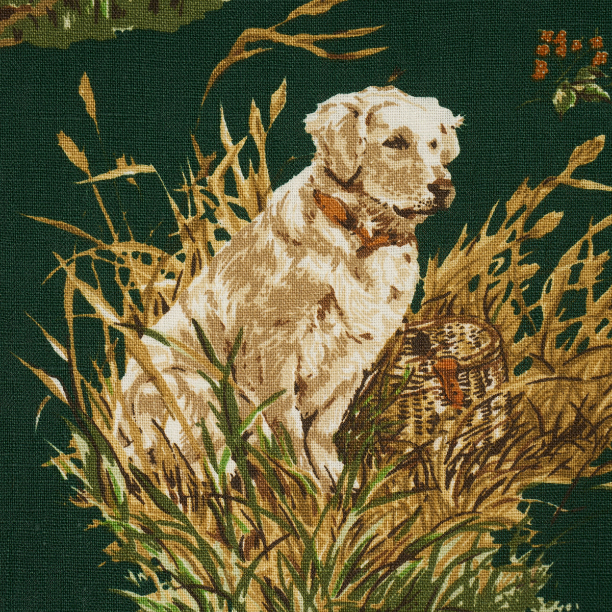 SCHUMACHER A COUNTRY LIFE DOG & DUCK PRINTS PRINTS VERDANT - 182662