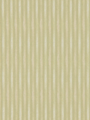 Citron-colored striped fabric with narrow vertical ribs; upholstery fabric.