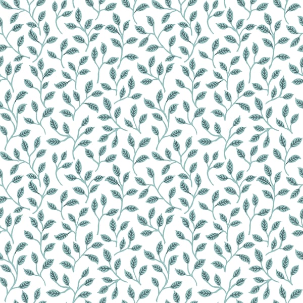 Galerie Wallcoverings Into The Wild Trailing Lf Galerie Wallcoverings Blue - 18526