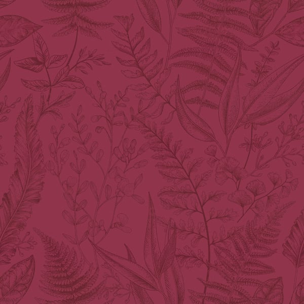 Galerie Wallcoverings Into The Wild Botanical Galerie Wallcoverings Red - 18564