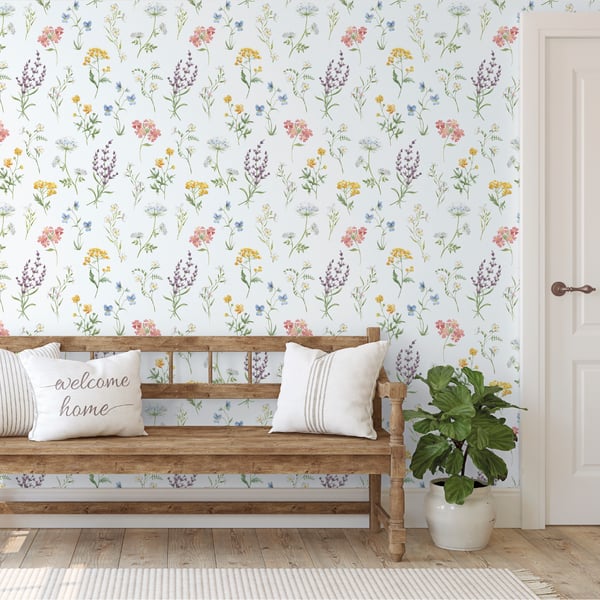 Galerie Wallcoverings Spring Blossom Botanical Galerie Wallcoverings Multi-coloured, Multi - 1901-4