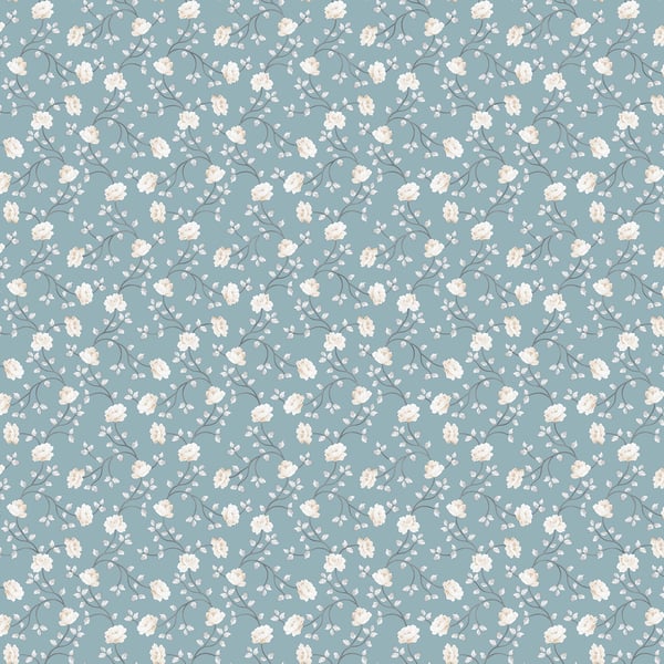 Galerie Wallcoverings Spring Blossom Petit Flowers Galerie Wallcoverings Blue - 1905-1