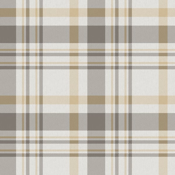 Galerie Wallcoverings Spring Blossom Plaid Galerie Wallcoverings Yellow - 1906-3