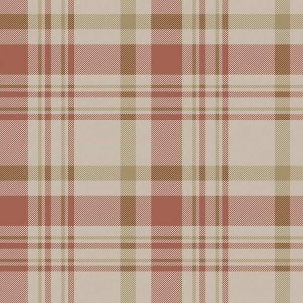 Galerie Wallcoverings Spring Blossom Plaid Galerie Wallcoverings Red - 1906-4