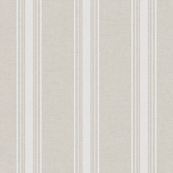 Galerie Wallcoverings Spring Blossom Stripes Galerie Wallcoverings Silver Grey - 1909-3