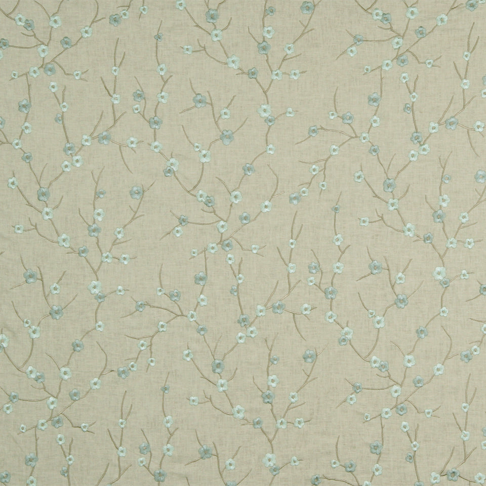 Robert Allen Budding Petals | Platinum Drapery - 194859