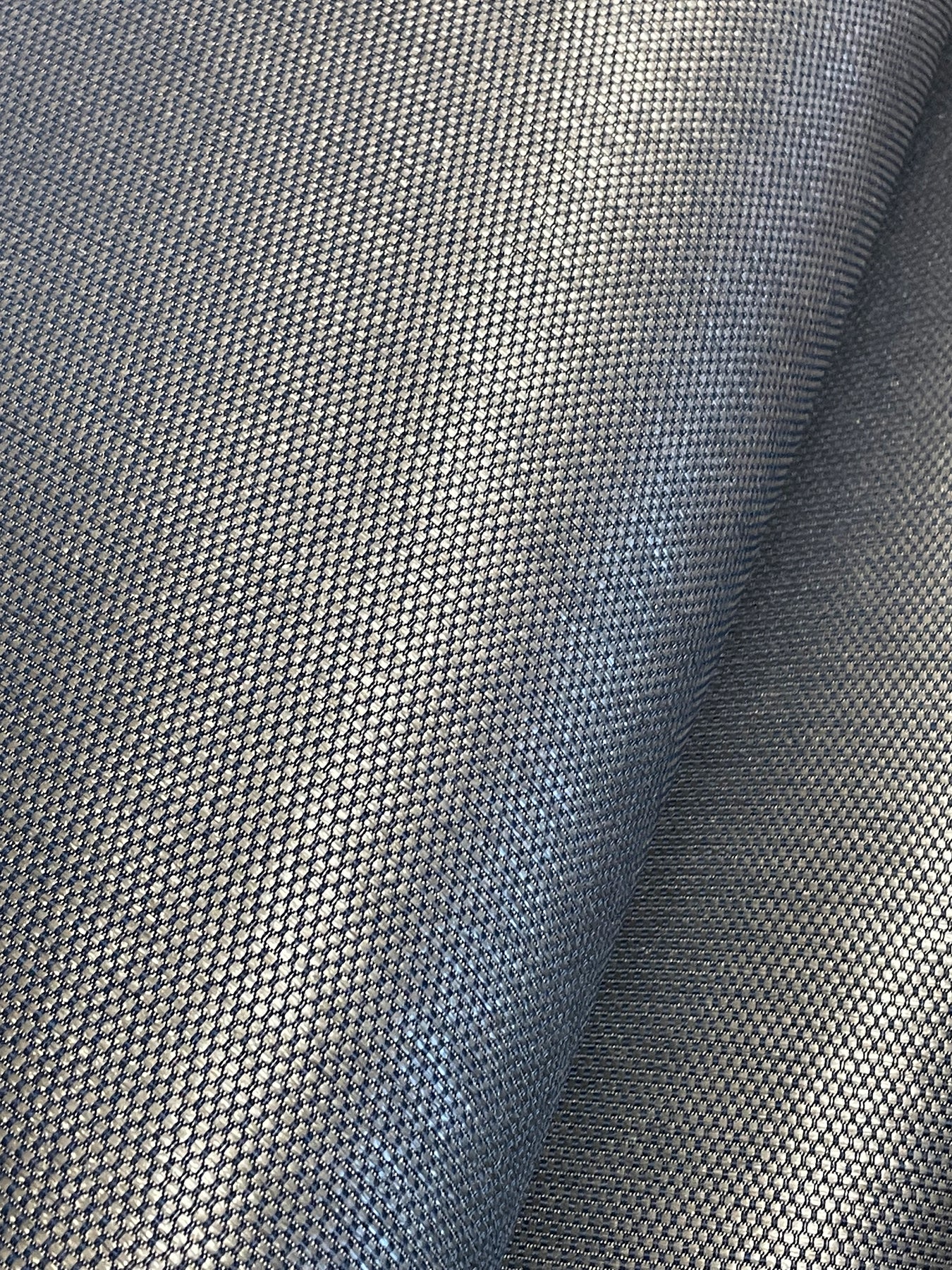 York Wallcoverings Classic Wovens Argent Deep Navy York High Performance Textile Wallcovering Traditional Weaves Blues Wallpaper - 196-01