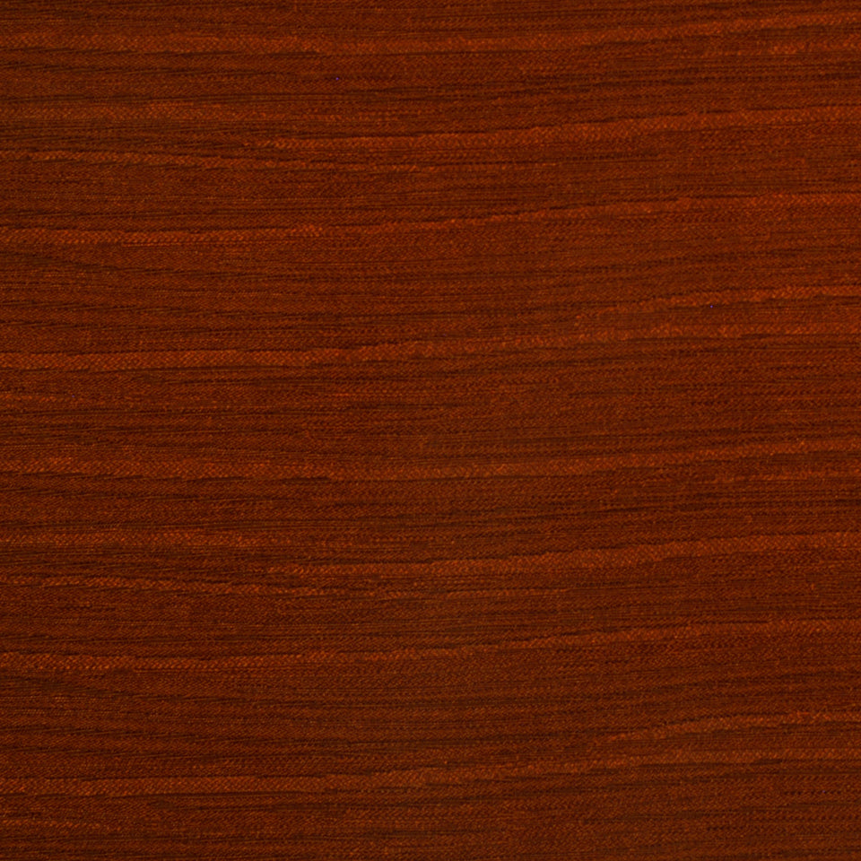 Dark reddish-brown fabric texture with subtle horizontal stripes.