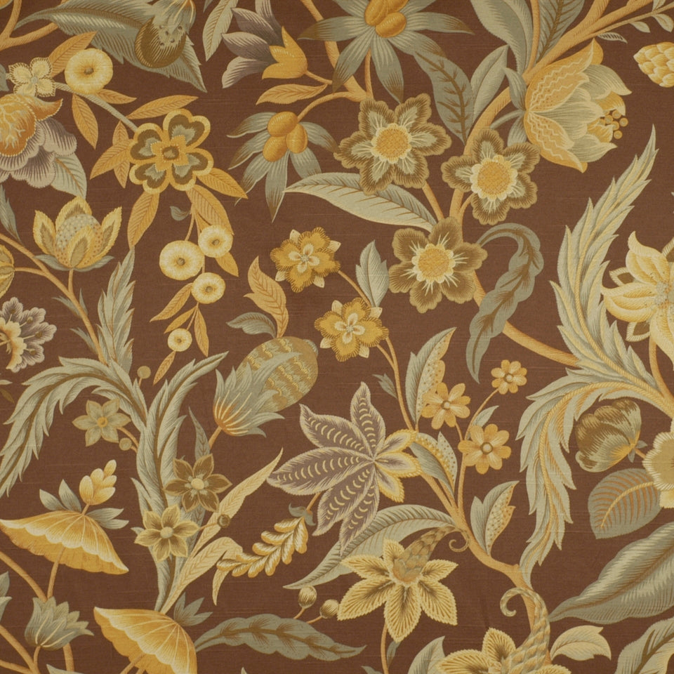 Robert Allen Alice Garden | Walnut Drapery - 196970