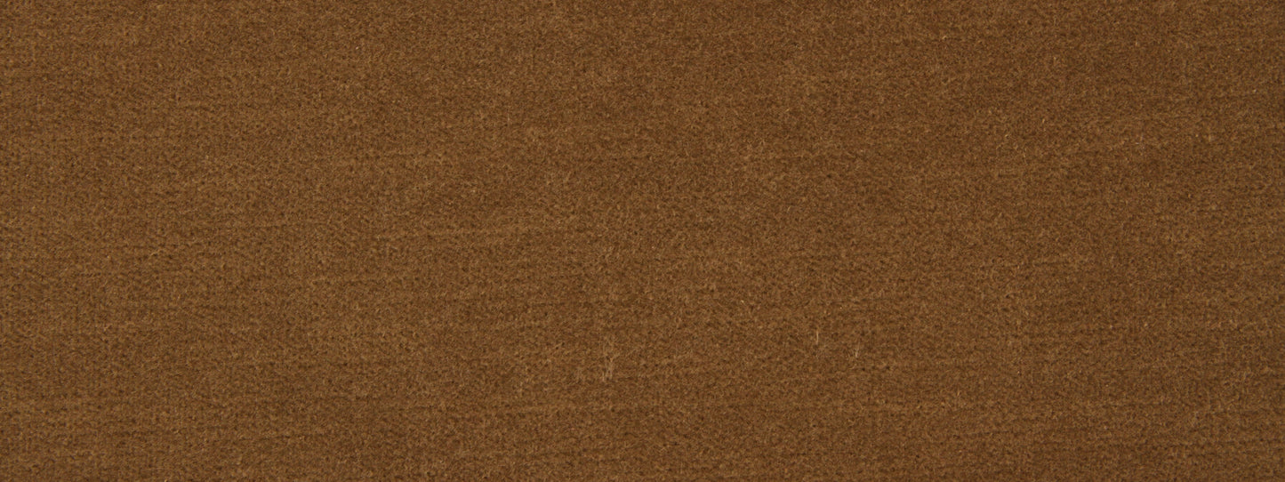 Warm brown textured upholstery fabric with visible weave and a suede-like feel.