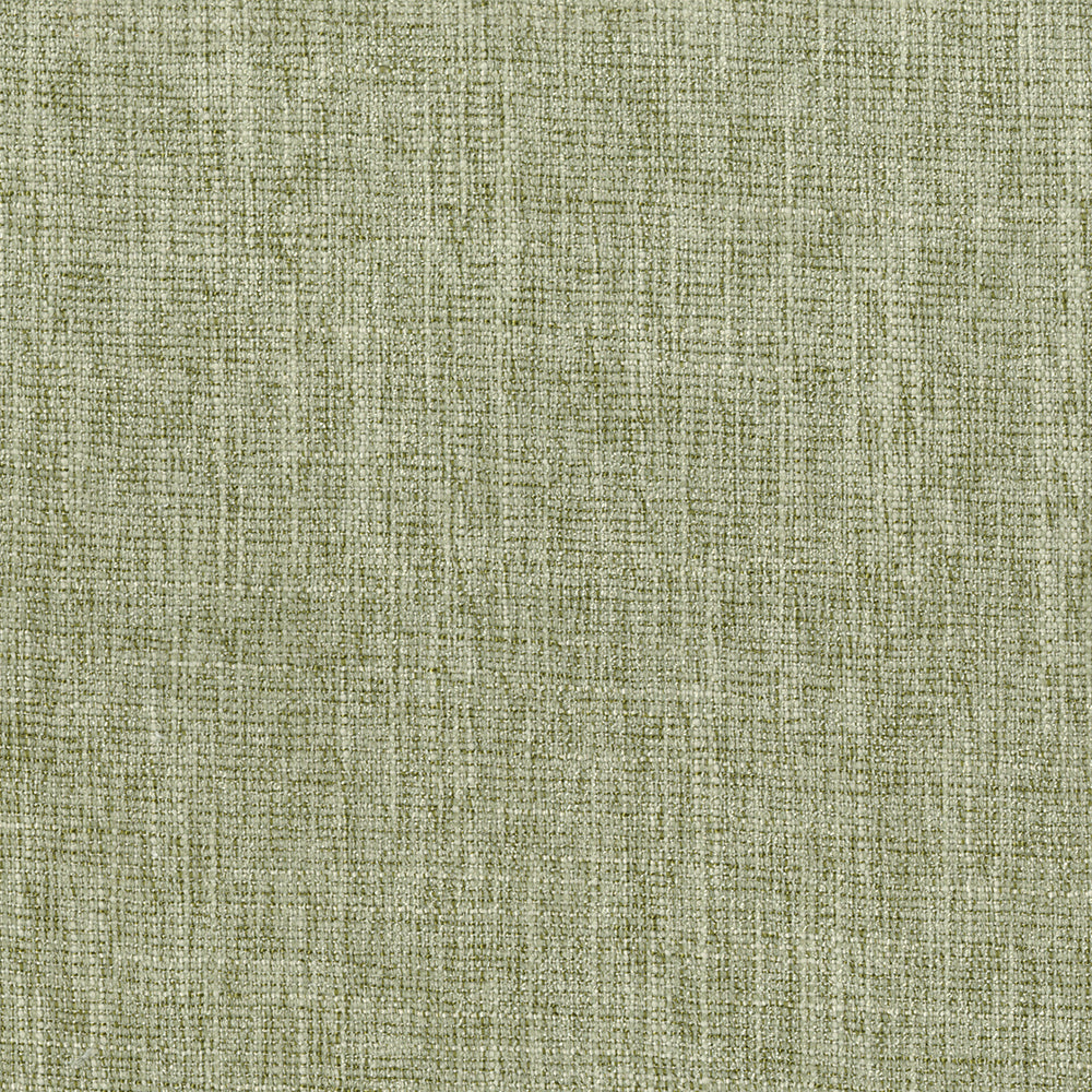 Olive green solid fabric swatch with a subtle linen texture, suitable for upholstery or cushions.