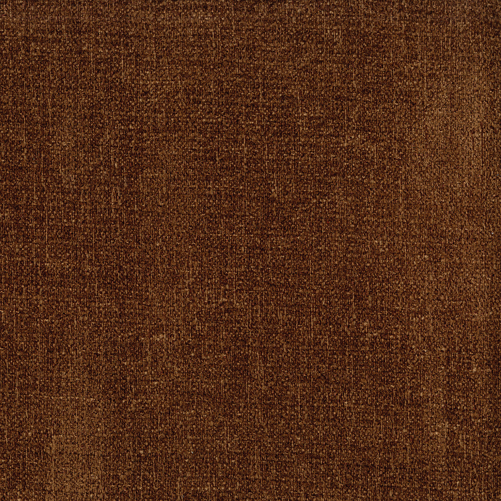 Brown suede-like fabric swatch with rich nap and subtle textured surface.
