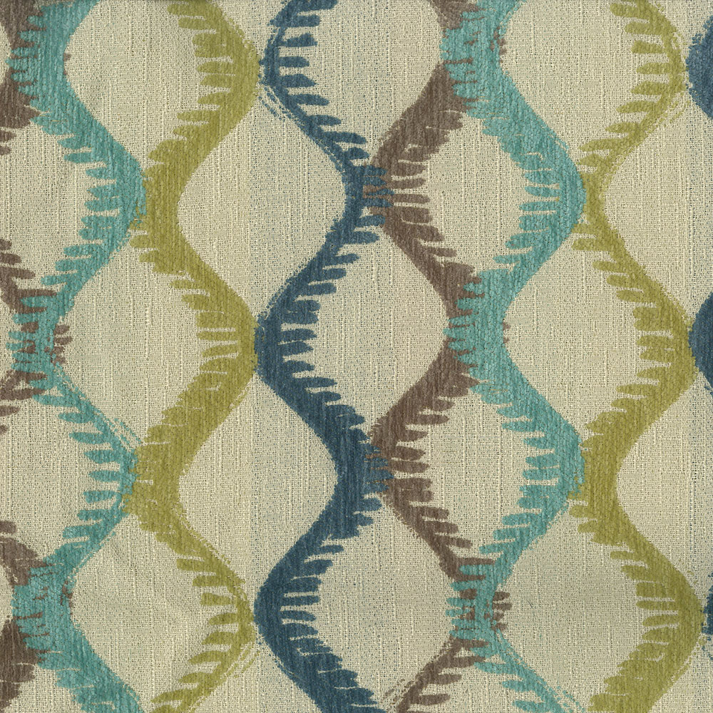 ABBEYSHEA Francis Geometric Desiger Outlet Fabric - FRANC208