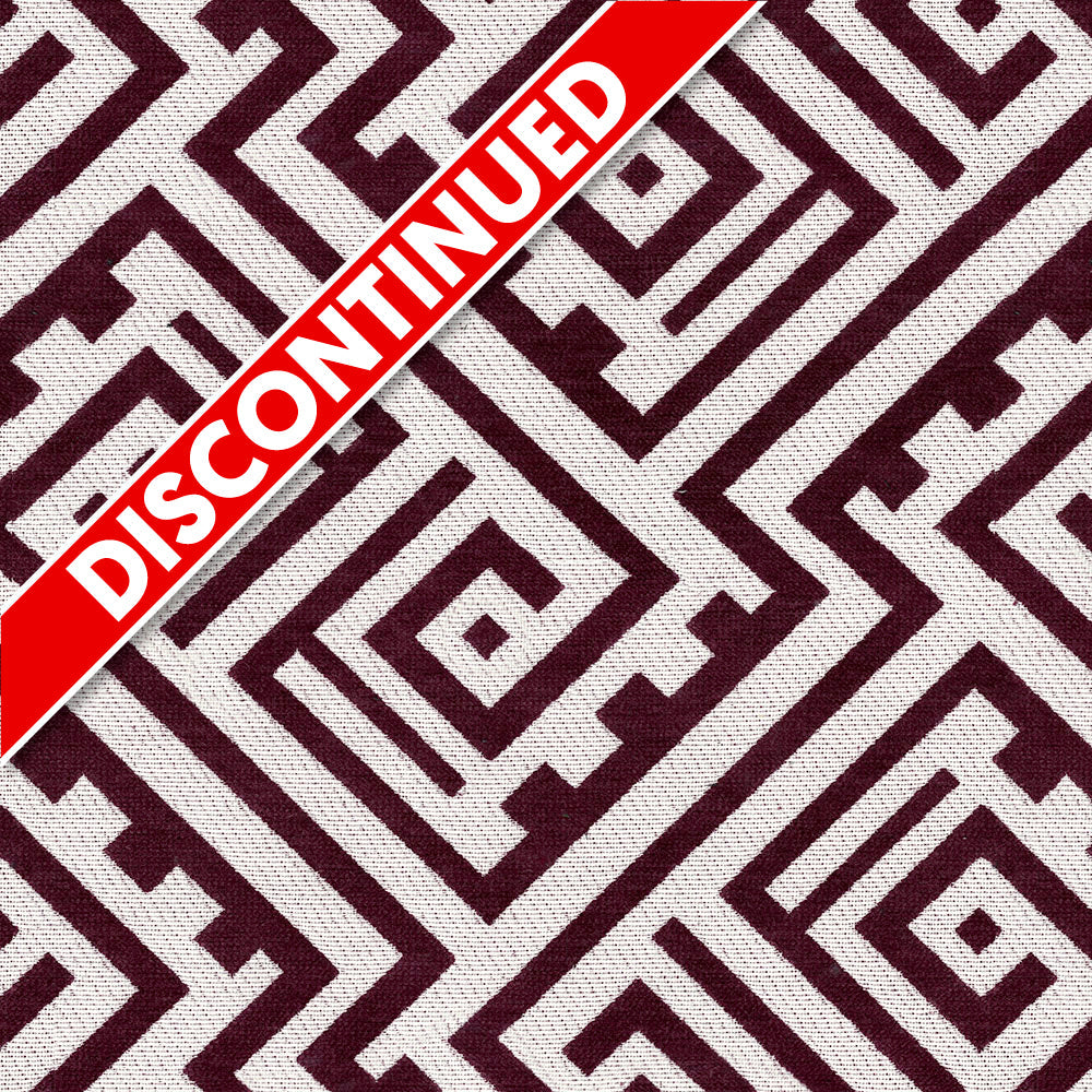 ABBEYSHEA Marathon Greek Key,Large Scale Desiger Outlet Fabric - MARAT1006