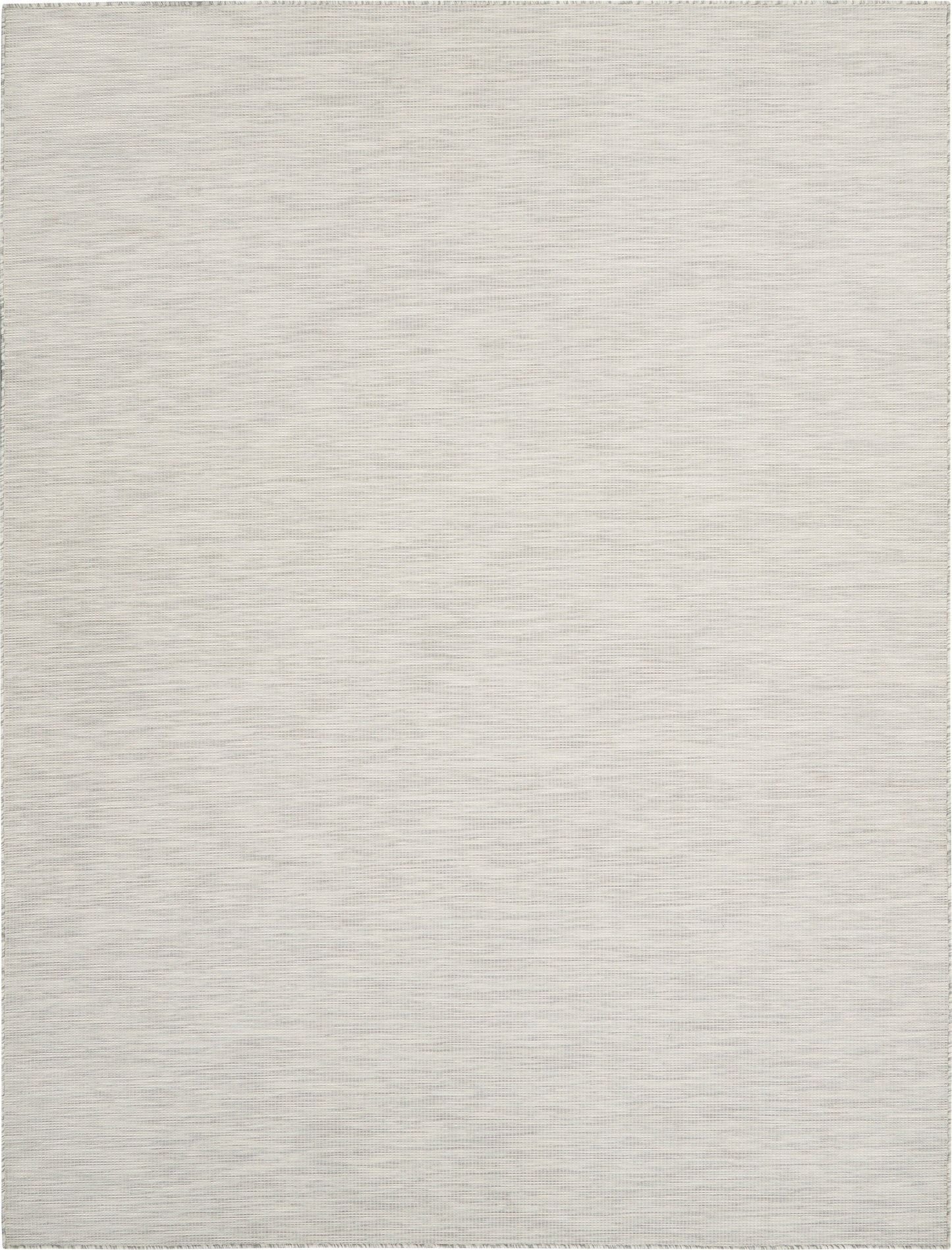 Rectangular beige flat-weave rug with subtle horizontal striations and a light edge binding