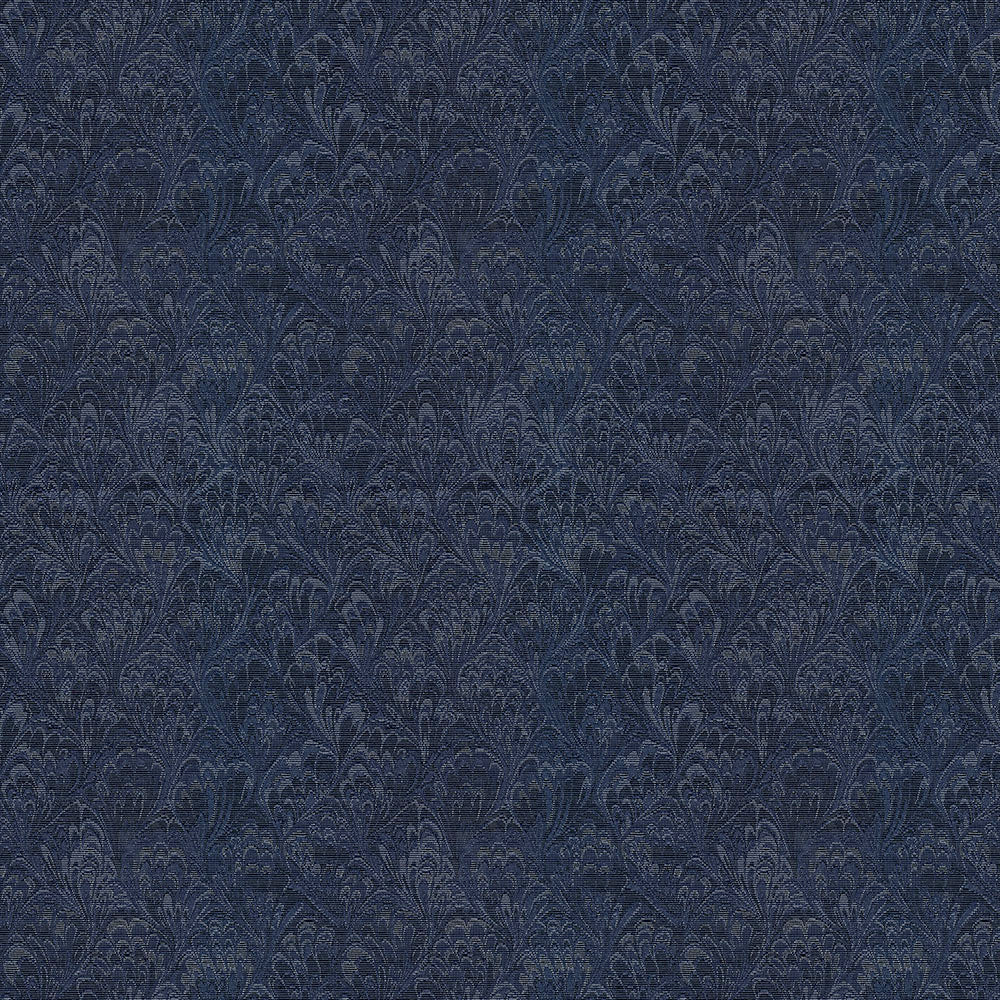 NICHOLASJOHN INC NJ-LAM Blue Botanical Fabric - NJ25-1397