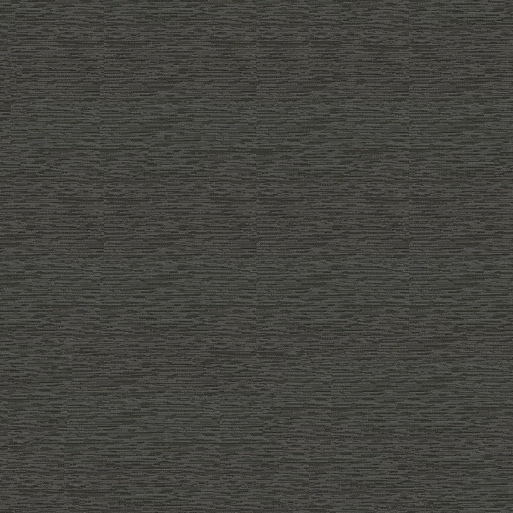 Charcoal gray textured fabric with a fine horizontal weave; soft, versatile upholstery or apparel material.