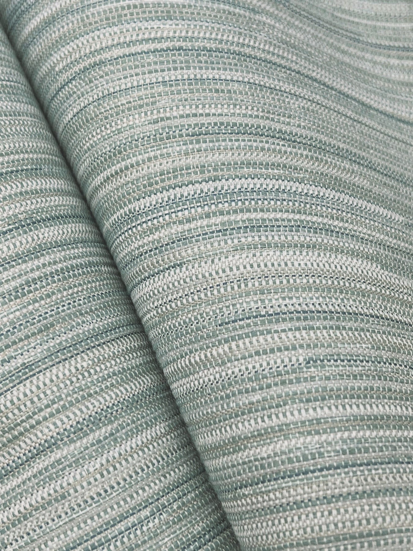 York Wallcoverings RoomMates Trousseau Aqua York High Performance Textile Wallcovering Traditional Weaves Blues Wallpaper - 200-14