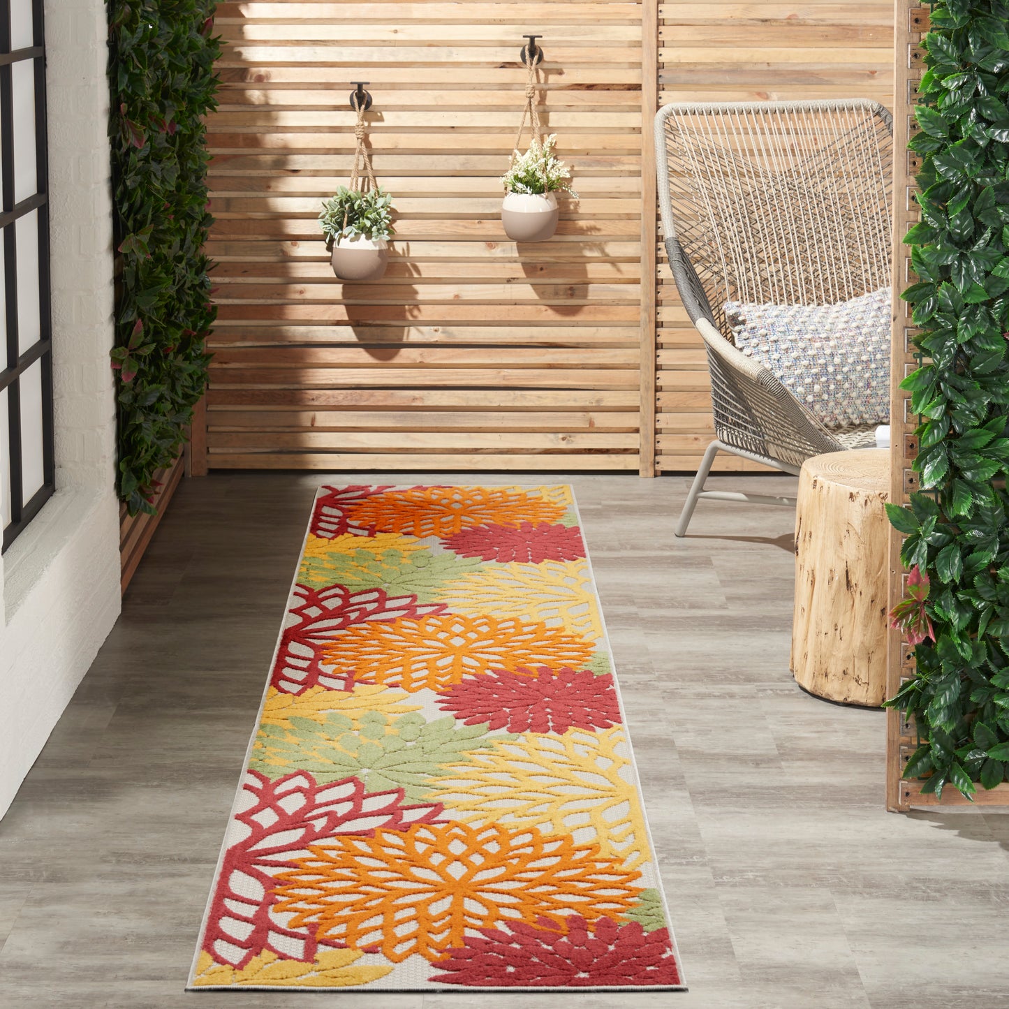 Nourison Rugs Nourison Home Tropical 10' Runner - 099446826916