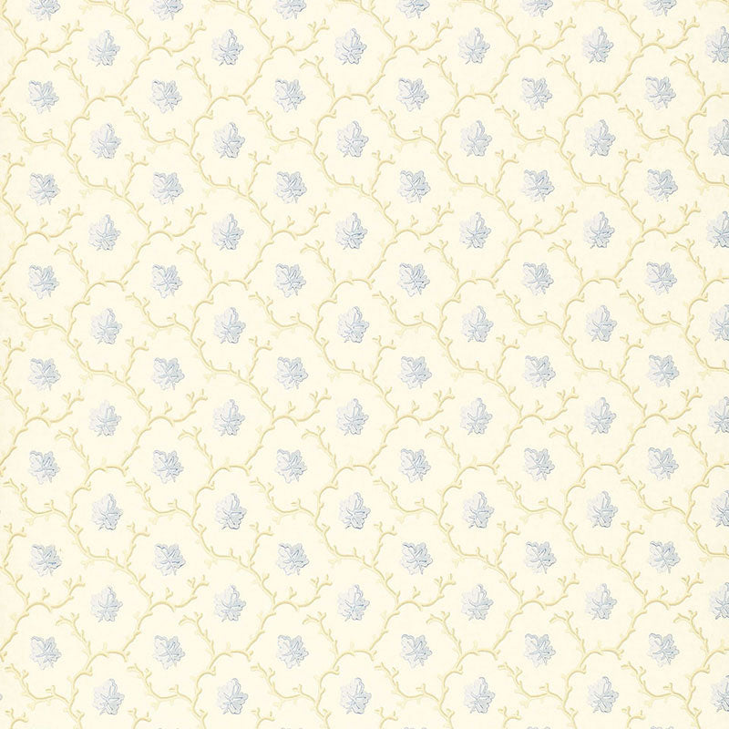 SCHUMACHER SIMPLY CHARMING CORAL LEAF BLUE - 203683