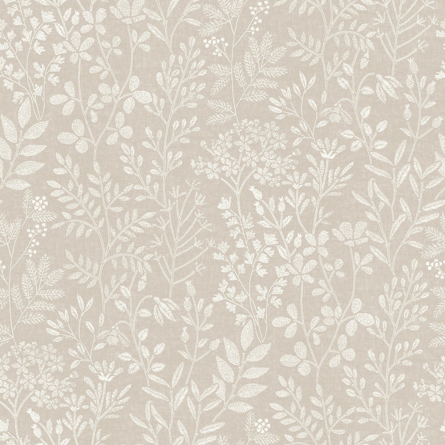GALERIE WALLCOVERINGS Karuna Branched, Leaves, All-over Beige - KR205002