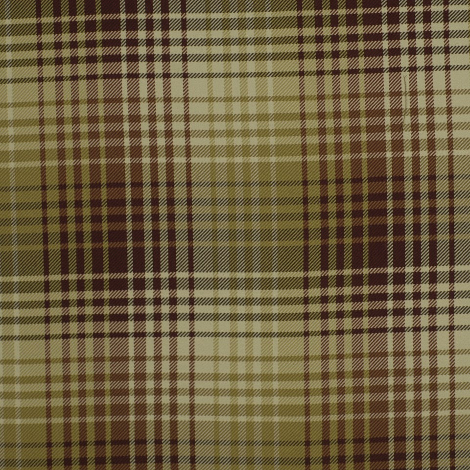 Robert Allen @ Home Luxe Plaid | Tuscan Red Upholstery - 210605