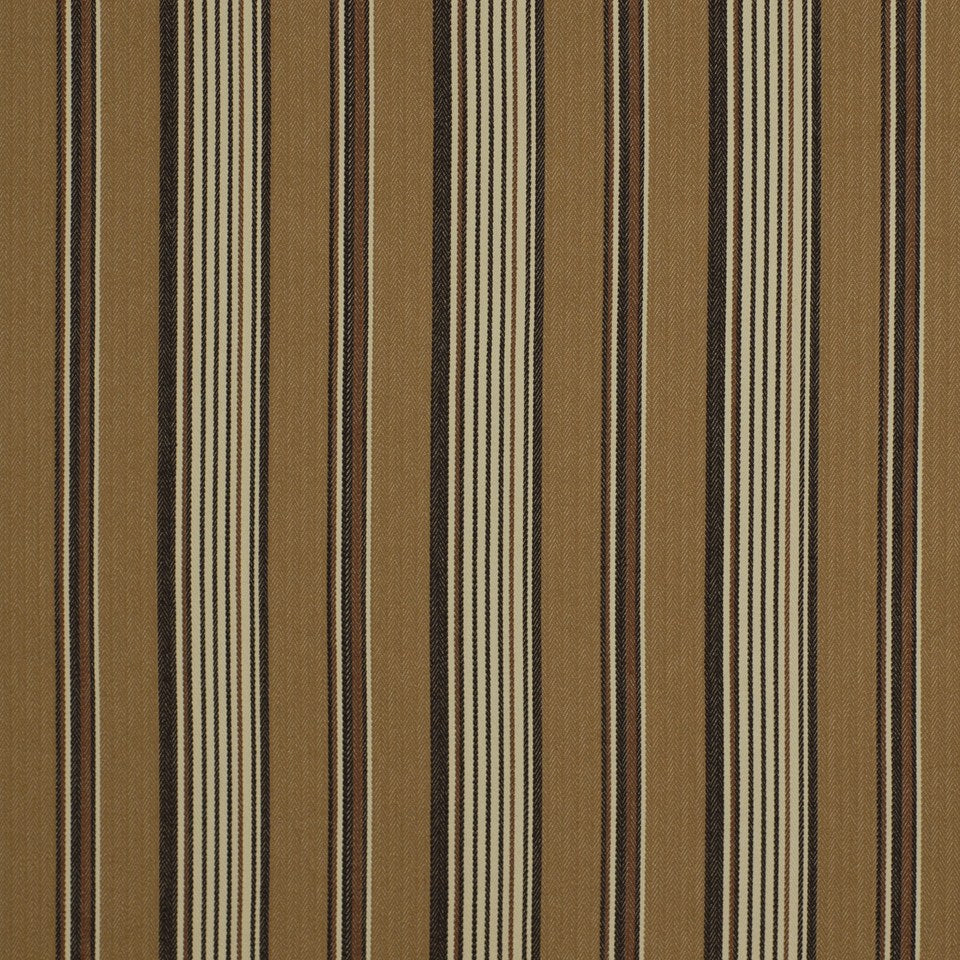 Robert Allen @ Home Luxe Stripe | Onyx Flax Upholstery - 210607