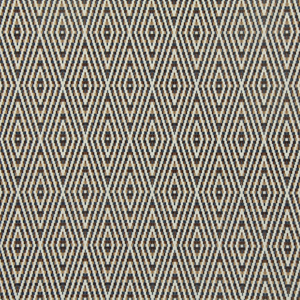 Robert Allen Diamond Braid | Indigo Upholstery - 210719