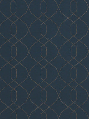 Robert Allen Contract Dotted Frame | Aquamarine Upholstery - 214018